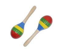 Cheerock Wooden Maracas Set, Latin Salsa Rumba Shakers, Hand Percussion Rattles for Rhythm and Music Making, Ideal for Bands, Ensembles, Classrooms and Parties, Pack of 2