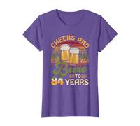 Cheers And Beers To 84 Years Old 84 Birthday Gifts 84th Bday T-Shirt