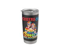 Cheers and Queers to 30 Years Old Pride 30th Birthday Stainless Steel Insulated Tumbler