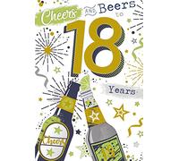 Cheers & Beers to 18 Years 18th Beer Design Happy Birthday Card