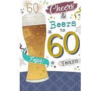 Cheers & Beers to 60 Years 60th Beer Design Happy Birthday Card