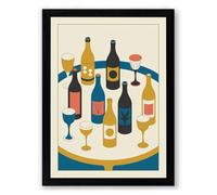Cheers Collection Modern Framed Wall Art Print A2 (59.4×42cm) Black, Wall Decor for Living Room, Bedroom, Office & Home, Ready to Hang, Art Gift