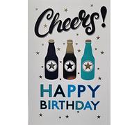 Cheers! Happy Birthday Card For Male. Cheers Beer Card
