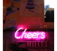 Cheers Neon Light Sign Pink - LED Neon Bar Signs Battery/USB Powered Neon Lights for Bedroom, Wall, Party, Room, Homebar Decor, Gifts