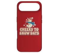 Cheers Snow Days Cute Snowman Christmas Winter Holiday Retro Case for iPhone Air