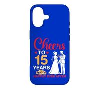 Cheers To 15 Years Happily Ever After 15th Anniversary Marry Case for iPhone 17