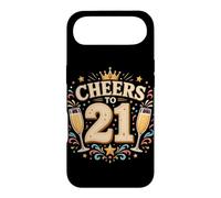 Cheers to 21 Retro Celebration Drinks Party Theme Graphic Case for iPhone Air