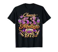 Cheers to 53 Years Old Wedding Anniversary 53rd Birthday T-Shirt