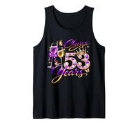 Cheers to 53 Years Old Wedding Anniversary 53rd Birthday Tank Top
