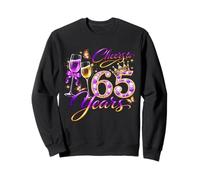Cheers To 65 Years Old Wedding Anniversary 65th Birthday Sweatshirt