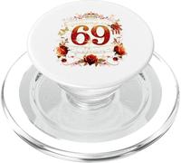 Cheers To 69 Years Old Wedding Anniversary 69th Birthday PopSockets PopGrip for MagSafe
