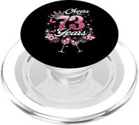 Cheers To 73 Years Old Wedding Anniversary 73rd Birthday PopSockets PopGrip for MagSafe