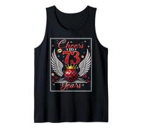 Cheers to 73 Years Old Wedding Anniversary 73rd Birthday Tank Top
