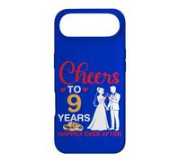 Cheers To 9 Years Happily Ever After 9th Anniversary Married Case for iPhone Air