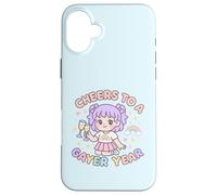 Cheers to a Gayer Year Queer Pride Energy Case for iPhone 16 Plus