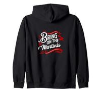 Cheers to Martini Nights Zip Hoodie