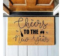 Cheers to The New Year New Year's Eve Door Mat Home Decor 16x24 Inch