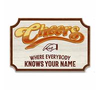 Cheers Where Everybody Knows Your Name Wood Wall Decor