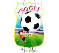 CHEERSET Large Birthday Football Pinata - Children's Party Decoration - Large Pinatas to Fill with Toys and Treats
