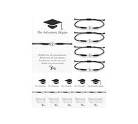CheersLife 10 Pcs Graduation Gifts for Her/Him, 2025 College Master Doctor High School Graduation Gifts for Classmate Students Friend Son Nephew Daughter Girls Boys Compass Bracelet CH-UKB410