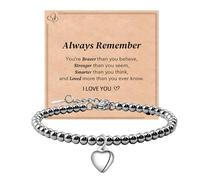 CheersLife Anxiety Bracelet - Unique Heart Birthday Gift for Women, Girls, Daughter, Sisters, Friends, Granddaughter, Niece - Inspirational Present