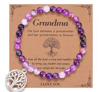 CheersLife Grandma Bracelet Gifts,Gifts for Grandmother Grandma Grandparents Jewelry Bracelet Best Seniors Elderly Grandma Abuela 60th 70th 80th Birthday Christmas Gifts for Women from Granddaughter
