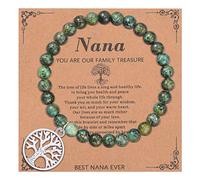 CheersLife Grandma Bracelet Gifts,Gifts for Nana Grandmother Grandparents Jewelry Bracelet Best Seniors Elderly Grandma Abuela 60th 70th 80th Birthday Christmas Gifts for Women from Granddaughter
