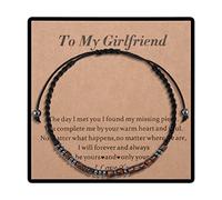 CheersLife Morse Code Bracelets for Women Girls Girlfriend Bracelets Birthday Christmas Valentine's Day Gifts for Her Girlfriend I Love You Jewelry