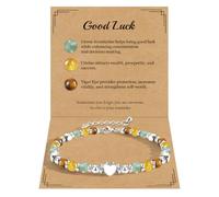CheersLife Natural Gemstone Crystal Healing Bracelets for Womens Friends