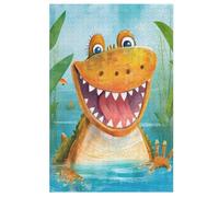 Cheery Croc Jigsaw Puzzles for Adults 1000 Piece for Kids Woodenboard Puzzle Family Decoration (78×53cm)