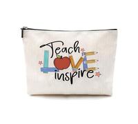 Cheery-Magic Teacher Gifts Makeup Bag for Women, Teacher Appreciation Gifts for Teacher ’s Day, Birthday, Christmas Gifts A11JSJLWHZB