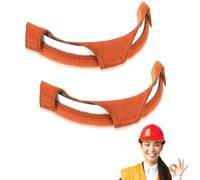 CHEERYMAGIC 2 Pcs Hard Hat Sweatband, Washable Reusable Helmet Welding Antiperspirant Belt, Self Adhesive Hard Hats Liner Hard Hat Accessories Cotton Helmet Comforter Pad A4AQMXHD