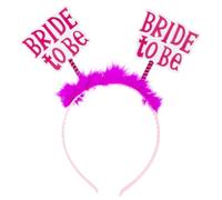 CHEERYMAGIC Bride to Be Headband, Bride Tiara, Hen Party Headband Rose Pink Hen do Crown for Wedding Bride Shower Hair Accessories Bachelorette Party Wedding Gift A9MHXNF