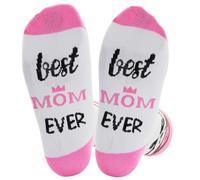CHEERYMAGIC Mom Gifts Funny Socks for Women Best Mom Ever Socks Mother's Day Gifts for Mum Novelty Crew Socks Gifts for Her Women Mommy Mama Grandma New Year Birthday Xmas Present A9FSZHMMW