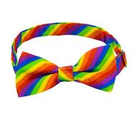 CHEERYMAGIC Rainbow Bow Tie Gay Pride Bow Tie Adjustable LGBT Rainbow Pre-Tied Bow Ties for Men Formal Bow Tie Dress up Accessories for Pride Day Celebration Cosplay Costume Party A7QCLJ