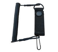 CHEERYMAGIC Stretchy Spiral Keyring Retractable Keychain Anti-Lost Key Holder with Secure Carabiner Clip, Waterproof Spring Design Extends for Gym, School, Work, Fishing and Outdoor Use A4FDTHS