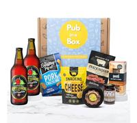 Cheese and Beer Gift Hamper Set Includes 6 Snacks, 2 x Beer Bottles Plus Cheese, Meat & Savoury Snacks, Father's Day Hamper Gift For Him (2 Koppaberg Fruit Ciders)