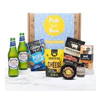 Cheese and Beer Gift Hamper Set Includes 6 Snacks, 2 x Peronis Plus Cheese, Meat & Savoury Snacks, Birthday Hampers For Men Him (2 Peroni Lagers)