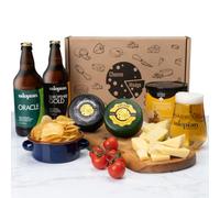 Cheese and Beer Gift Set | 2 Beers 2 Cheeses and Crisps | Hamper Gift For Him