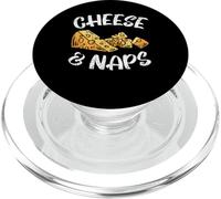 Cheese And Naps Cheesy Cheese Lover Foodie Dairy Food PopSockets PopGrip for MagSafe
