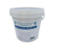 Cheese and Yogurt Making Cheese Coating - Black - Protective | Breathable Wax Coating for Artisan and Homemade Cheeses -1kg