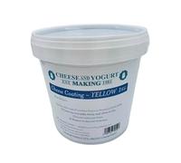 Cheese and Yogurt Making Cheese Coating - Yellow - Protective | Breathable Wax Coating for Artisan and Homemade Cheeses -1kg
