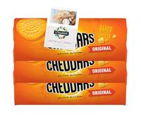 Cheese Biscuit Bundle with Jacobs Baked Cheddars Cheese Biscuits 150g 3 Pack + Brightdale Kitchen Booklet