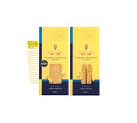 Cheese Biscuits Bundle with Roka Cheese Crispies and Sticks (100g Each) with Intrinsic Treats Shopping List Card