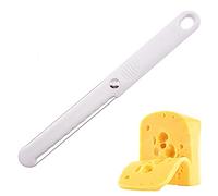 Cheese Butter Slicer Stainless Steel Thick Wire Peeler Cutter Tool with Soft Handle for Hard and Semi-Hard Cheese Butter,Chocolate, Jams and Creams-Long Duration