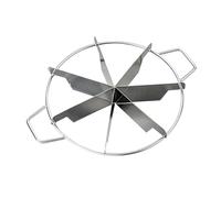 Cheese Cake Cutter - Stainless Steel Cake Divider Pie Cutter | Pie Divider with Side Handle | 12.2x10.43x2.76 Inches | Round Pastry Cheese Pizza Cutting Press Tool Kitchen Gadgets with Side Handles F