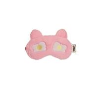 Cheese Cake Sleep Eye Mask Super Soft Fluffy Comfort Pink Funny Design
