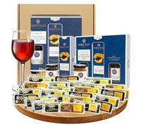 Cheese & Chutney Hamper Gift Set - Selection of 25 Ilchester Individually Wrapped Portions & Selection of Chutneys with Crackers. Cheese Gifts for Couples, Gifts for Mum or Dad Gifts