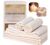 Cheese Cloths for Straining 10 Pcs Cheesecloth,Muslin Cloths for Cooking,Ultra Fine Washable Straining Cloths for Cooking, Filtering Juice, Cheese, Tea, and Coffee(50x50cm)