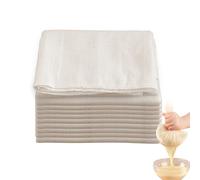 Cheese Cloths for Straining, 10PCS Muslin Cloths for Cooking, 40 x 40cm Nut Milk Bag Reusable, 100% Unbleached Pure Cotton Muslin Cloths, Food Strainer Cloth for Straining Butter Nut Milk